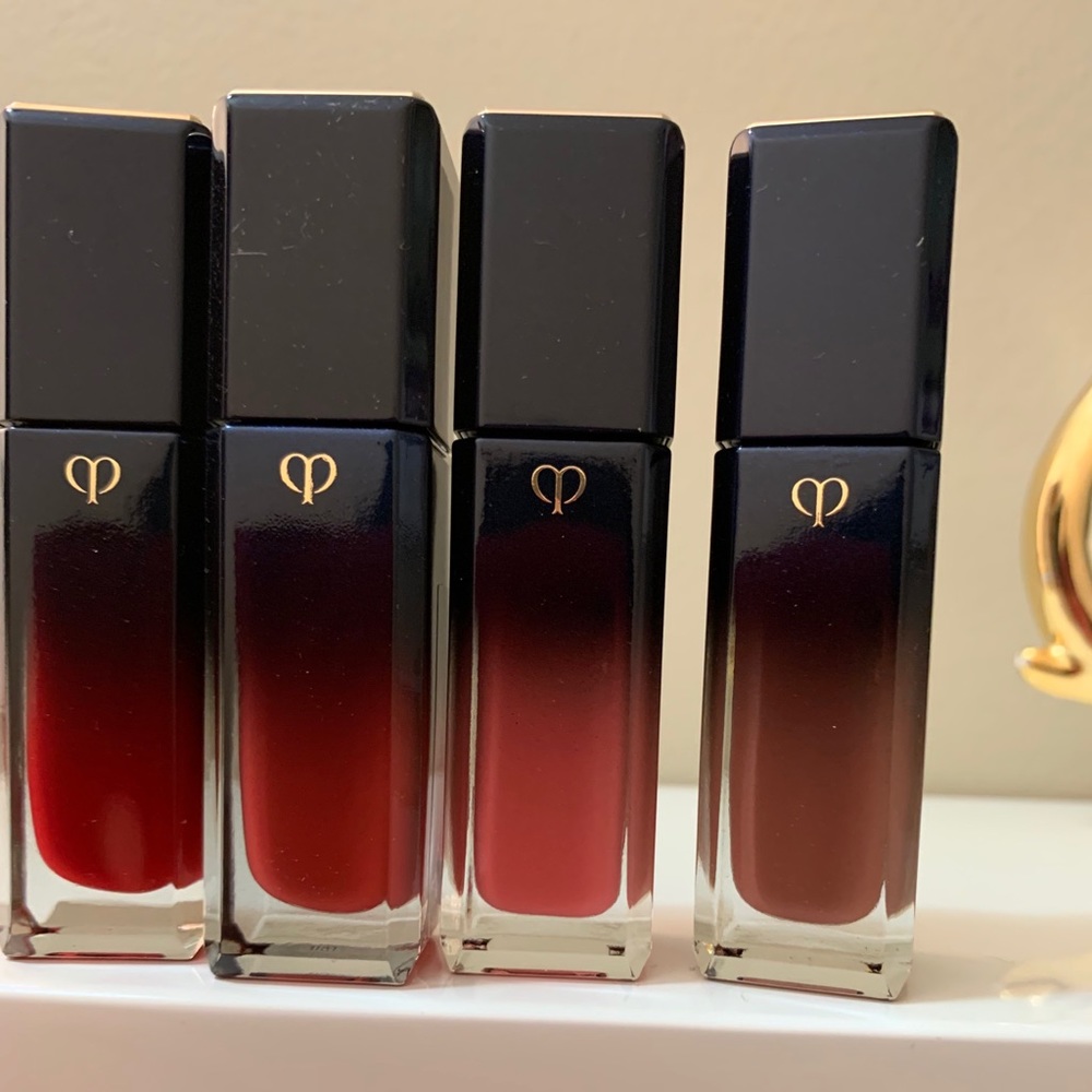 new Cle de Pau radiant liquid rouge shine lipstick